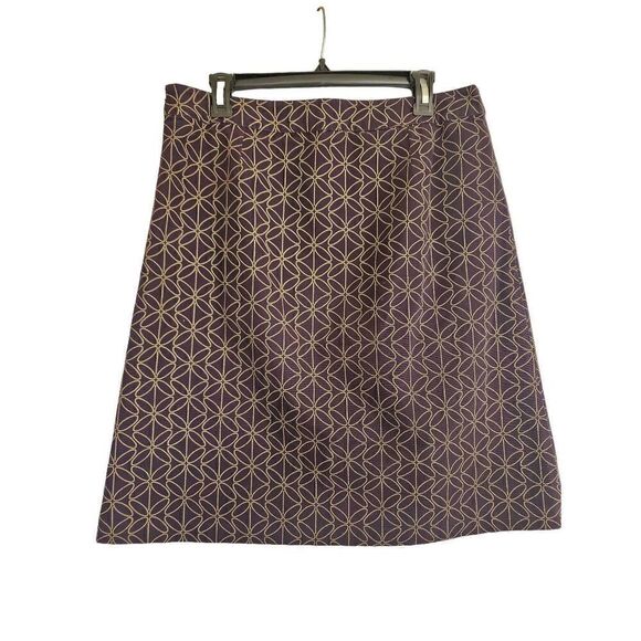 Boden geometric pattern side zip skirt size 14r - Picture 1 of 9
